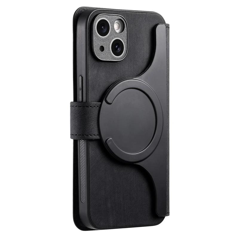 

Wallet Card Slot Flip Holder Magnetic Case for Magsafe IPhone 15 14 13 12 11 Pro Max XS Plus XR Leather Mac Safe Cover For iPhone 14