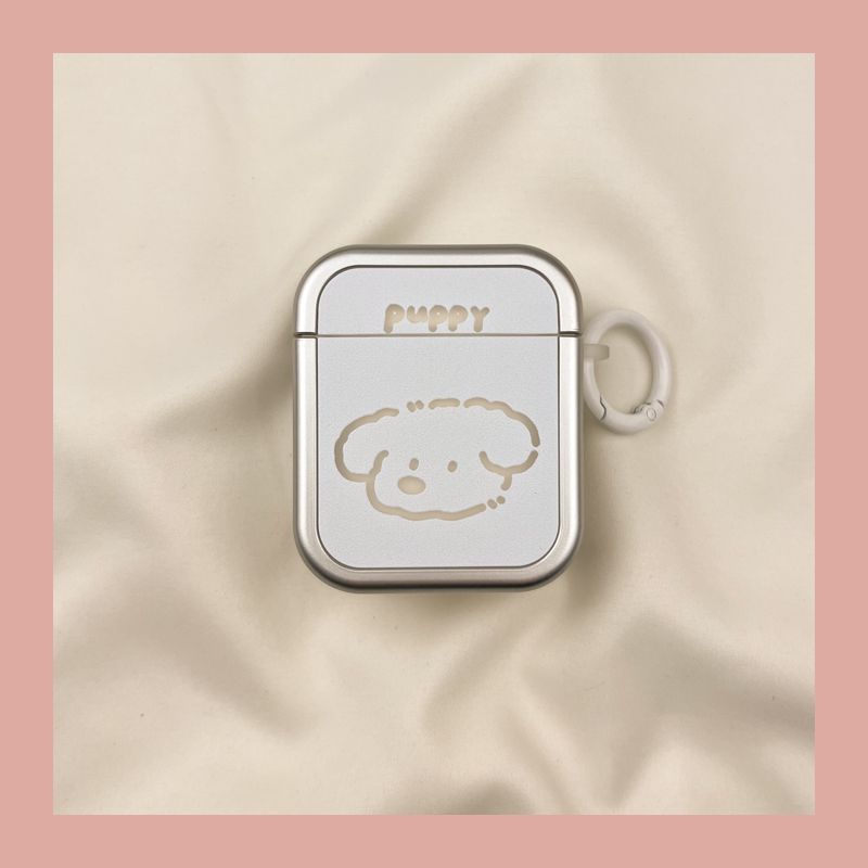 

Чехол для Airpod3 для Apple Pro Чехол для наушников Второе поколение Беспроводной Bluetooth Третье поколение Aipods2 Поколение Airpodpro Четвертое поколение 5 AirPods Pro2 [Line Blue Puppy] send Hook