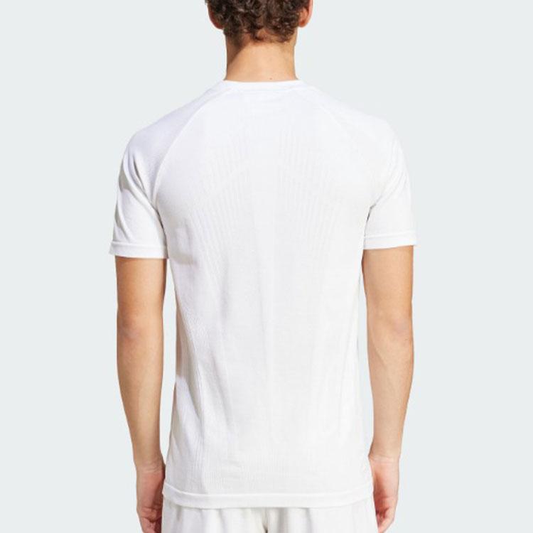 adidas Tennis Pro Seamless AEROREADY FreeLift Tee White Men Streetwear IT4024
