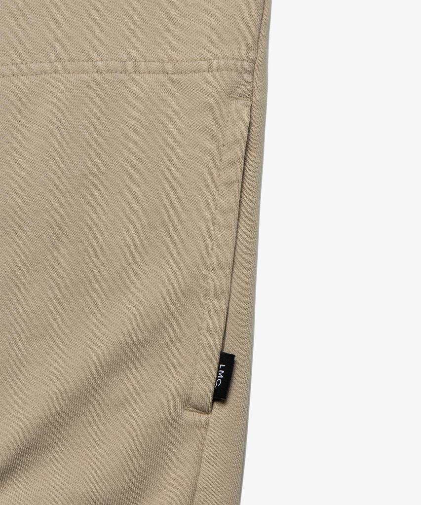 Lmc Washed Og Applique Zip Up Hoodie Beige