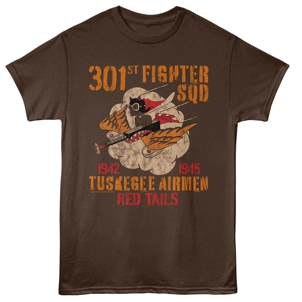 Tuskegee Airmen World War 2 Red Tails 301st Fighter Sqd 1942-1945 Men s T shirt 4XL