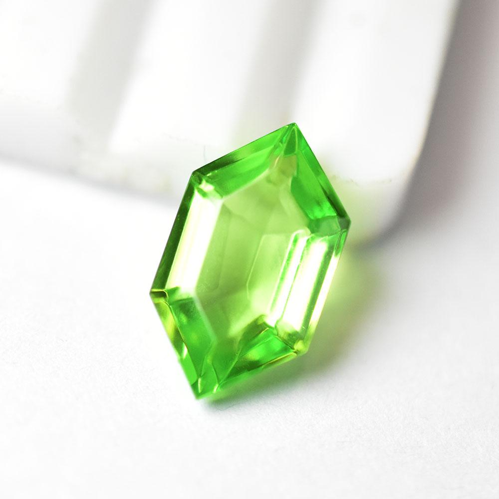 15x8mm Natural Green Peridot 7.05 Ct Fancy Shape Certified Loose Gemstones