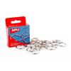 Openable Metal Ring Ø 25 Mm 20 Pieces Silver