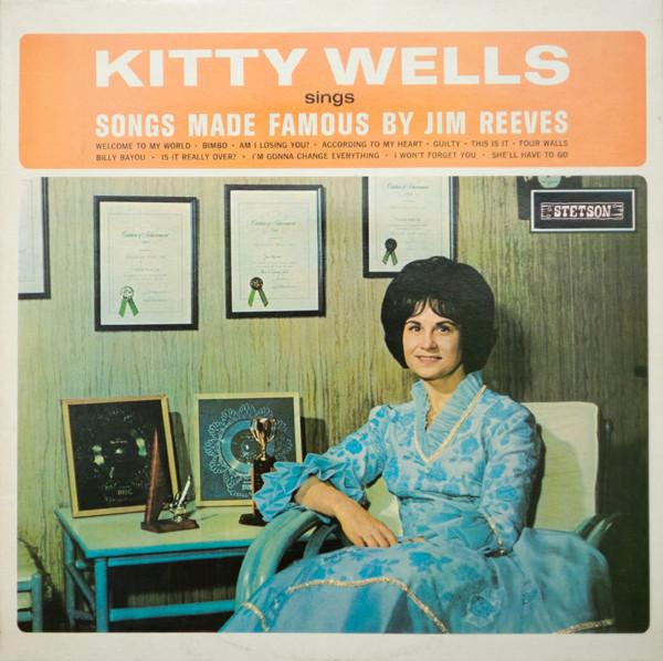 

LP Record KITTY WELLS Songs Made Famous By Jim Reeves HAT3009 STETSON UK CountryFolk Used