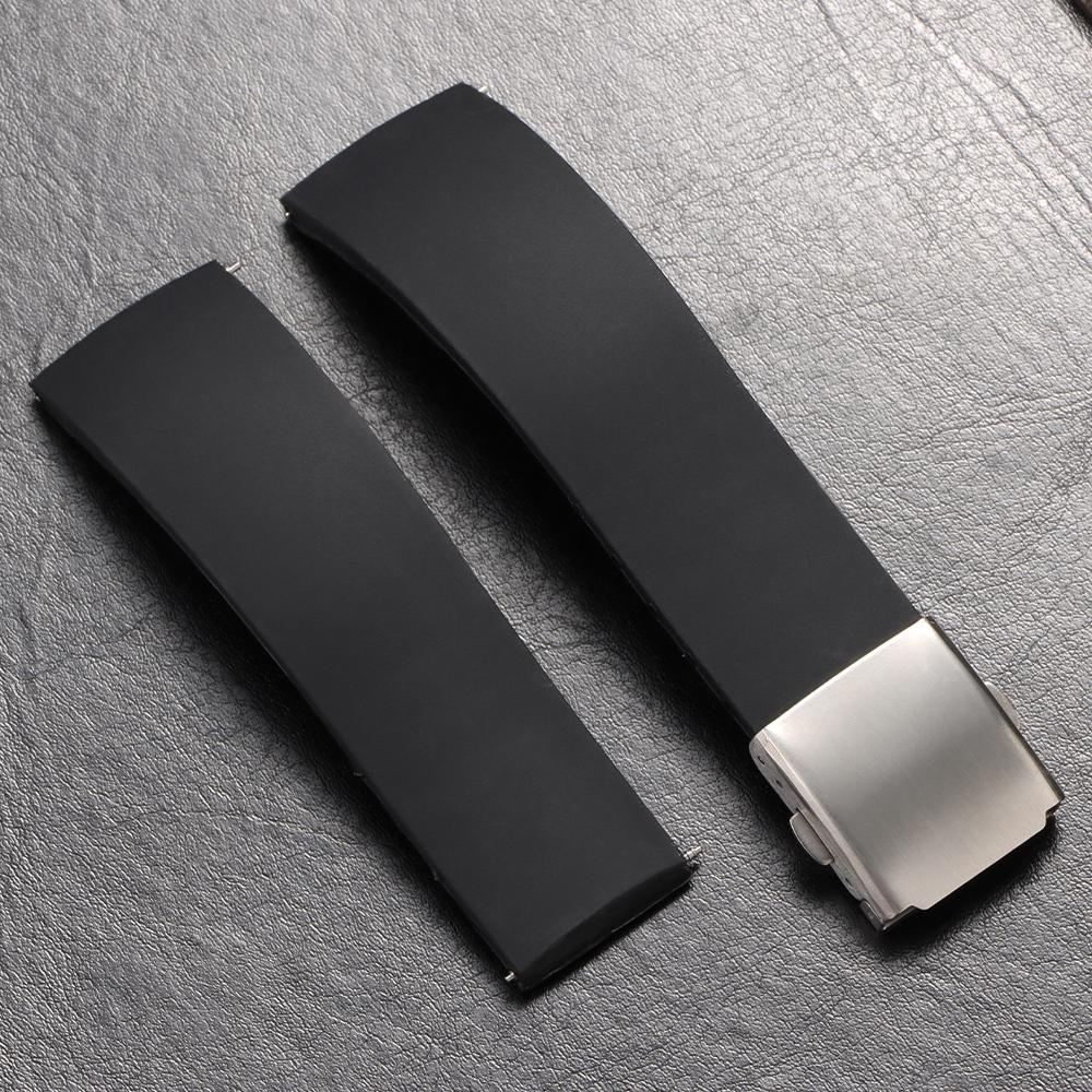 Silicone Watch Strap 18mm 20mm 22mm 24mm Quick Release Wristband Soft Waterproof Rubber Watch Bracelet Men Women Accessories