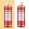Rose Pure Castile Soap Body Wash 475ml (2 Bottles)