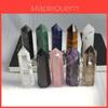 Natural Quartz Crystal Point Obelisk Hexagonal Wand For Spiritual Growth And Healing