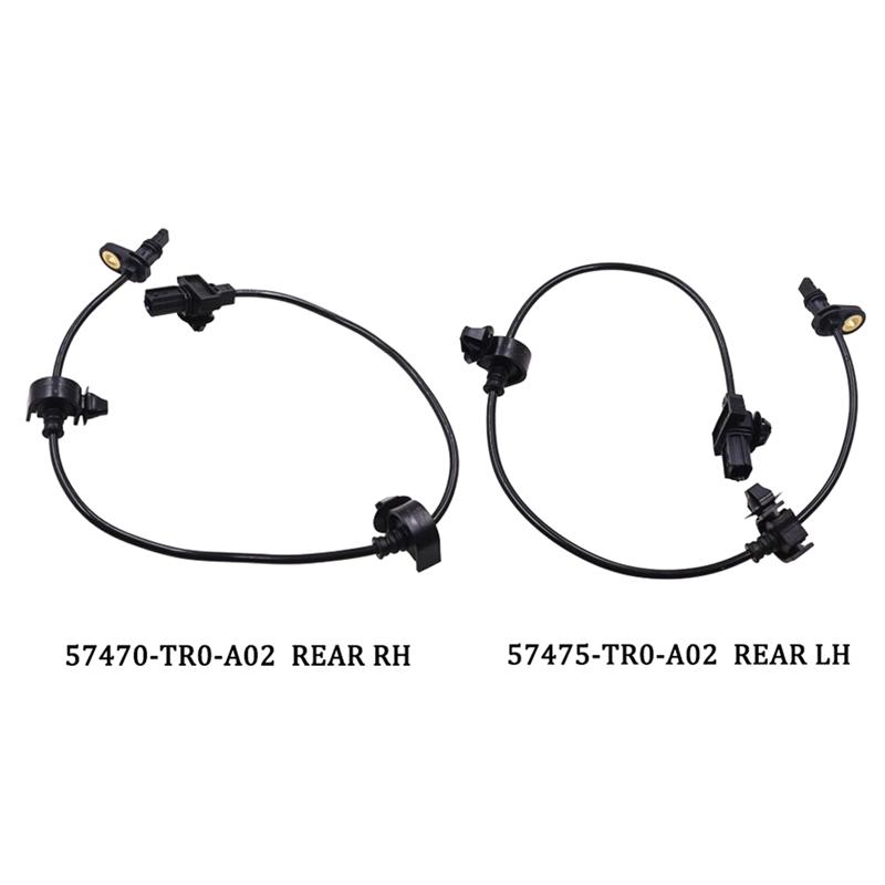 Rear Left Right ABS Wheel Speed Sensor For Honda Civic 1.5L 1.8L 2.4L L4 57470-TR0-A02 57475-TR0-A02-A87Q