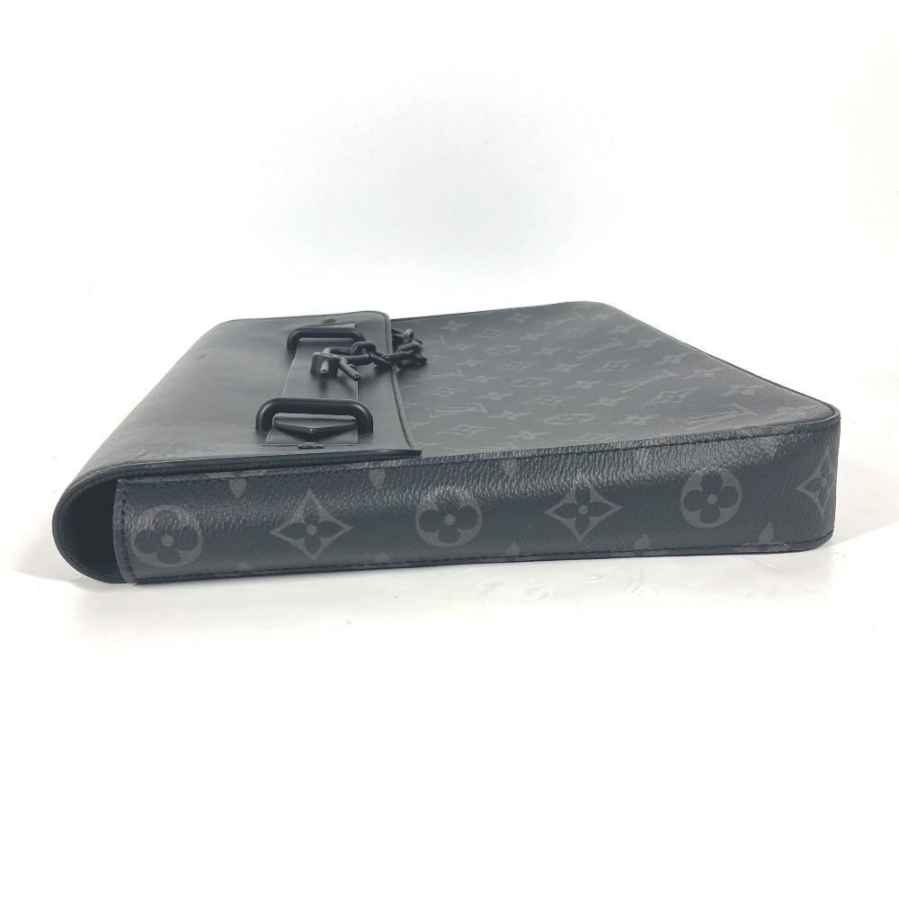 Louis Vuitton M80107 MonogramEclipse Pochette Steamer Bag Pouch Flap Clutch bag