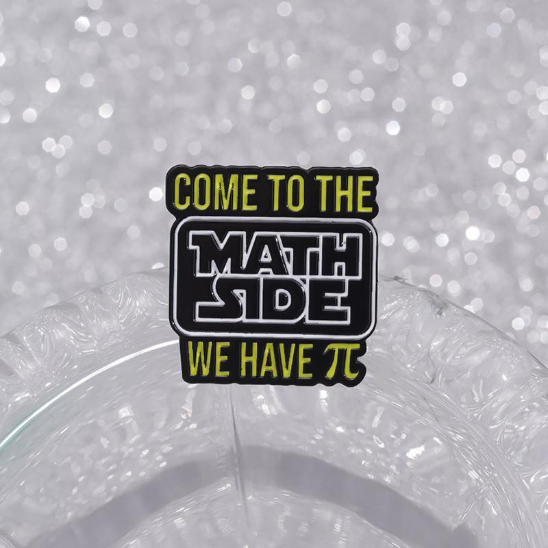 Academic Math Creative Series Cartoon Brooches Unique Metal Pins For Gifts Students