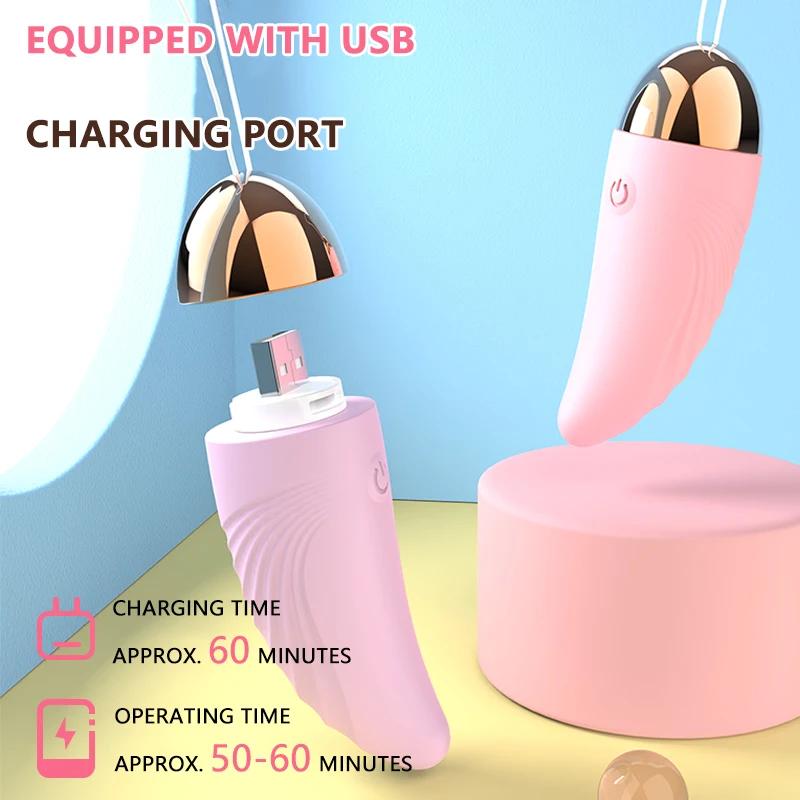 Wireless Remote Control G Spot Vibrator for Women Bullet Eggs Clitoris Stimulator Kegel Ball Sex Toys for Women Masturbators 18+