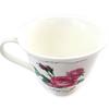 Les Trésors De Lily [N3668] - Cup + Saucer 'Rosa Romantica' Ivory Pink