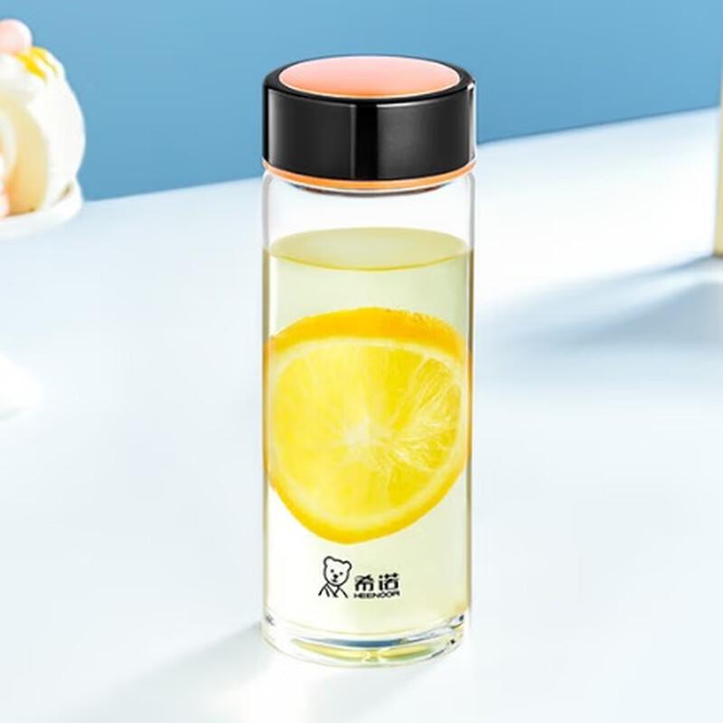 Xinuo Cute Single-Layer Glass Tea Cup with Lid