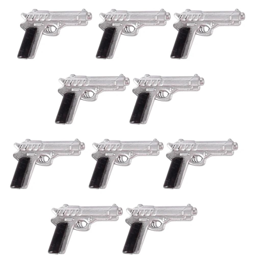 MOC Weapons Building Blocks SWAT Soldiers Gun Arms Laptop Computer Sickle Pistol Dagger Axe Bricks Toys Boys Gift