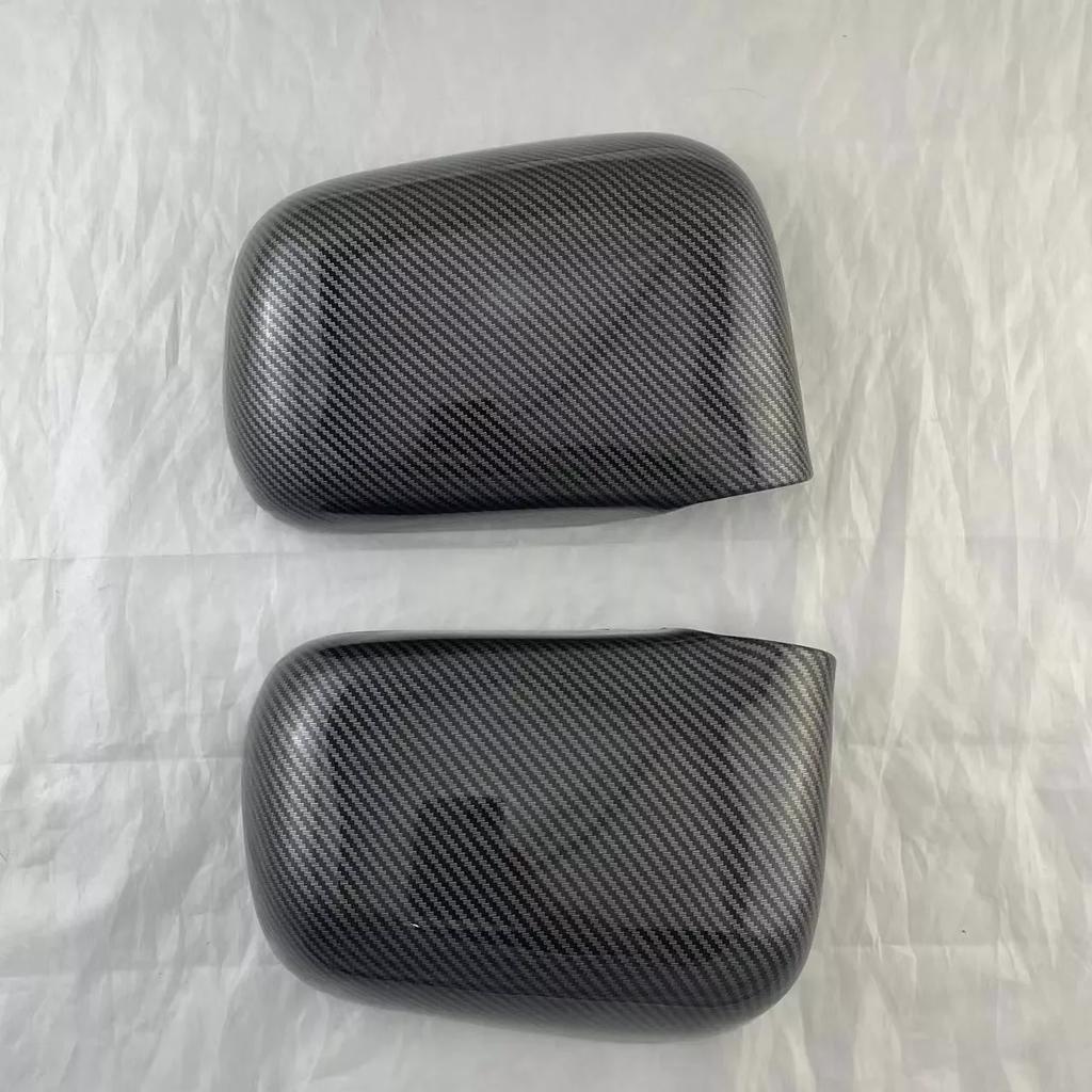 For Honda CRV CR-V 1992-2001 Car Sticker Rearview Side Mirror Cover Wing Cap Exterior Door Rear View Case Trim Carbon Fiber Look