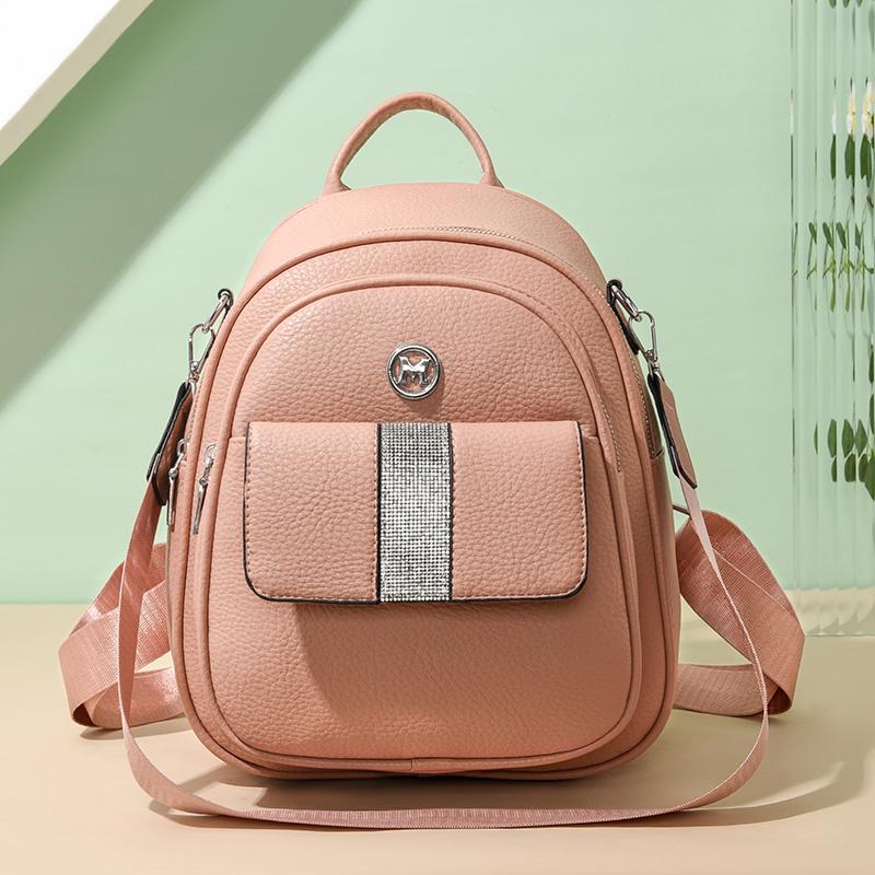 Sac à dos étudiant en PU pour femme