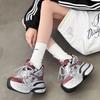 Small Muffin Platform Sneakers Women's 2025 Spring New 12CM Small Inner Height Increase Casual Dad Shoes