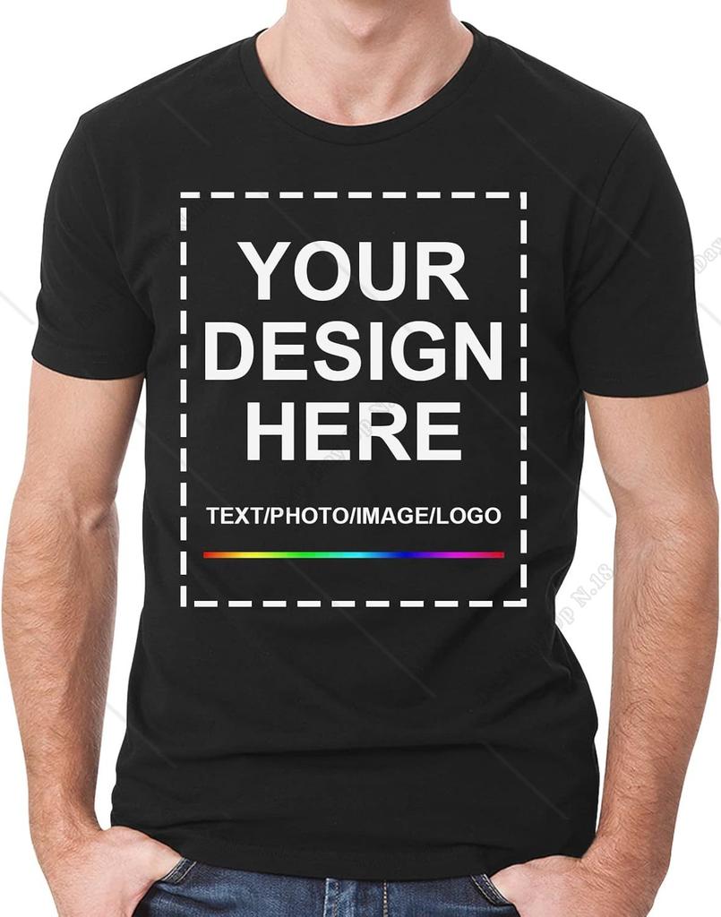 Custom Tshirt Design Your Own Printed Tee Picture Shirts For Unisex Wounisex Personalized T Shirt