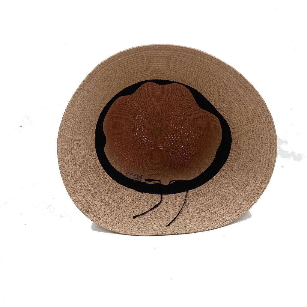 Orange Hat Gorras Para Hombres New Women's Sun Hat Folding Beach Hat Big Brim Travel Sunscreen Hepburn Wind Sun Hat Travel Hat
