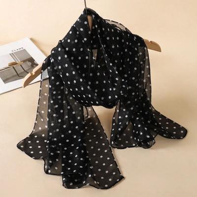 Women's Scarves, Women's Summer Chiffon Long Thin Scarves, Decorative Versatile Neck Protection Scarves