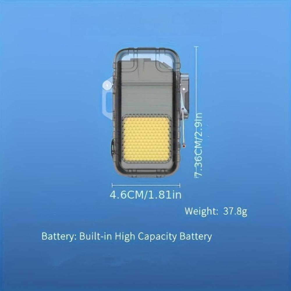 Multifunktionale Mini-COB-Schlüsselanhängerleuchte für Lade- und Wartungsarbeiten, Outdoor-Notleuchte mit Zündfunktion