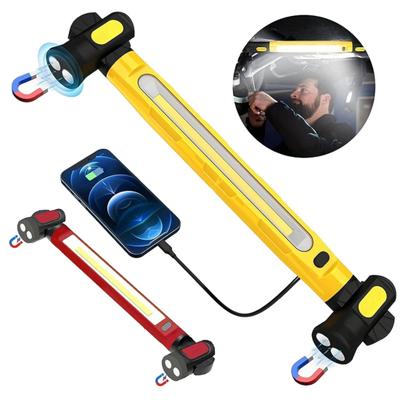 Lampe magnétique sous capot rechargeable 2000lm Barre de travail LED avec 4 modes
