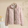 Autumn and Winter Stand-up Collar Light and Thin Women's Down Jacket White Duck Down Light and Warm Autumn and Winter Thin Large-size Jacket Han Chao