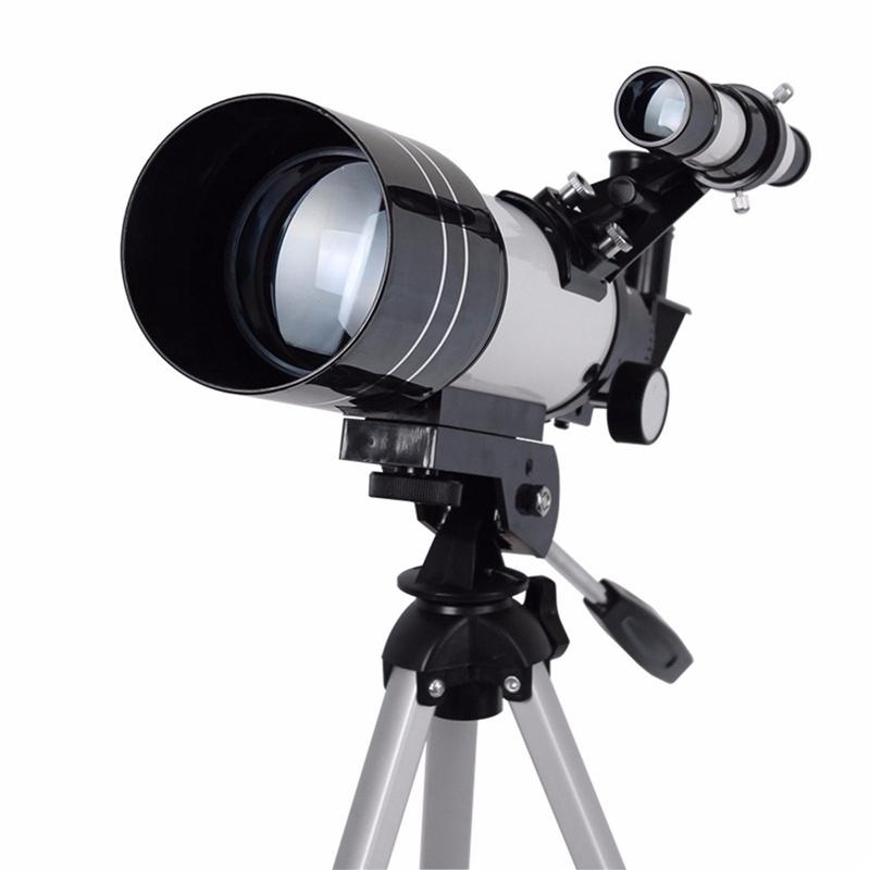 150X Refractive Space Telescope Outdoor Travel Professional Astronomical Telescope Monocular Spotting Scope w/ Tripod