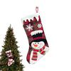 1pc 3D Printing Christmas Theme Stockings Santa Claus Snowman Bear Penguin Stockings Christmas Hangable Stocking Decorations