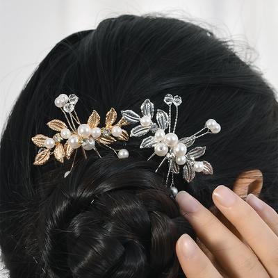 1PCS Bridal Olive Leaf Hair Accessory