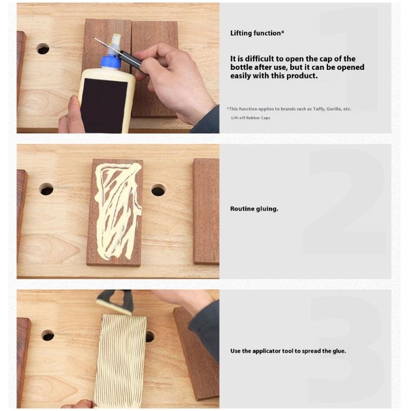 Glues Spreader Film Wallpapers Notched Applicator Aluminum Scraping Plate Handheld Glues Spreader Glues Applicator