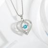 Heart-shaped Eternal Love Ocean Heart Necklace Gift for Girlfriend
