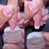 1Pcs Transparent Silicone Nail Art Stamping Kit With Scraper French Tip Nail Stamp Stencil Tools DIY French Jelly Silicone Print