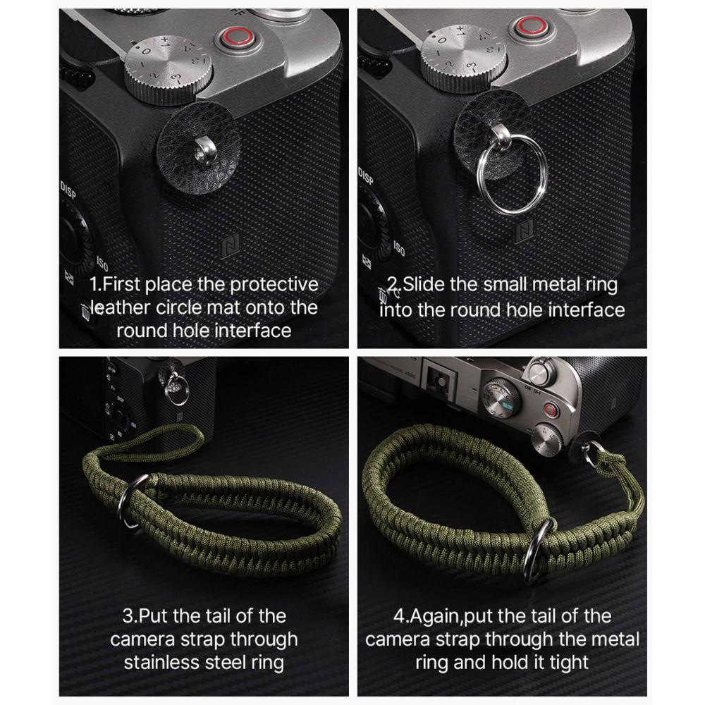 Nylon Umbrella Rope Hand Strap Camera Strap for Canon Nikon Sony Fuji Leica Olympus Telescope