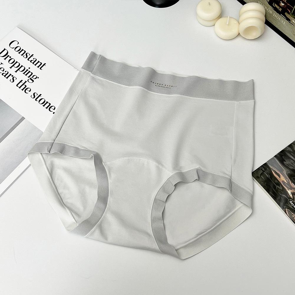 Women's Spring and Autumn High Waist and Abdominal Contraction Cotton Crotch Triangle Briefs