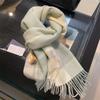 Plaid Scarf Women's Winter Winter Student Versatile Men's and Women's Warm Couple Wool Scarf