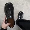 Fashion New Casual Women Men Casual Split Toe Flat Shoes Microfibric Designer Man Casual Shoes Lace-UP Male Shoes Man's Dress Shoes  45