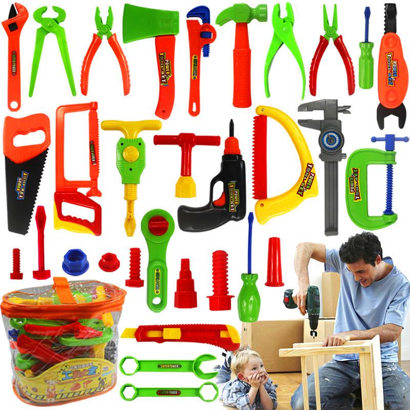 14pcs Repair Tools Set Craftsman Pretend Play Toy for Kid Fixing Skill Xmas Gift