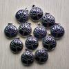 Wholesale 12pcs/lot Fashion Natural Stone Alloy Tree of Life Mix Pendants for Necklaces Jewelry Accessories Making Fast Shipping