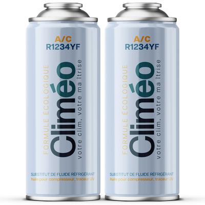 Climeo 2X400Ml - Agent frigorific ecologic R1234Yf | Service propriu pentru aer condiționat