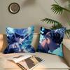Jujutsu Kaisen Satoru Gojo Cushion Cover Polyester Sofa Cushions Decorative Throw Pillows Home Decoration Pillowcover