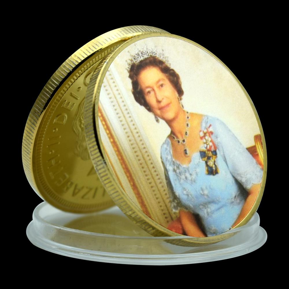 Queen of England, Elizabeth II, Metal Commemorative Coins, 5 Styles, Classic Challenge Coins, Essential Collection for Fans