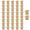 50pcs Gold Silver Organza Bags Star And Moon Drawstring Gifts Halloween Favours