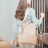 Homarina Women's 2-Way Shoulder Bag Backpack, PU Leather, A4 Size, Lightweight, Business Backpack, Perfect for Commuting, School, and Casual Use