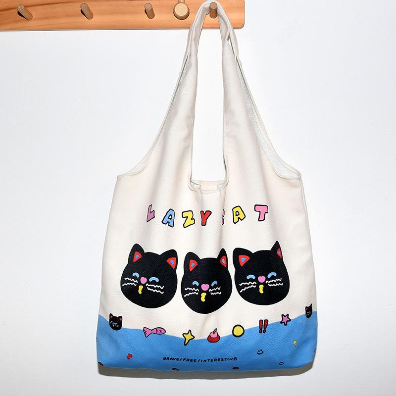 Shoulder bag girls crossbody senior sense niche spring and summer students cute large capacity tote daily versatile class
