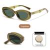 UV Protection Foldable Women's Sunglasses - Lightweight, Fashionable & Compact for Summer