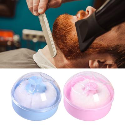 Weiche Borsten Trockenen Puderquaste Transparenter Deckel Staubdicht Feuchtigkeitsbeständiger Baby-Talkumpuderbehälter mit Puff-Make-up-Tools