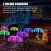 LED Garden Lights Jellyfish Decoration Solar Power Lights Waterproof Outdoor Pathway Solar Lamp Fairy Patio Villa Yard Decor