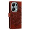 For Xiaomi Poco M6 Pro 4G/Redmi Note 13 Pro 4G Case PU Leather Mandala Imprinted Design Wallet Phone Cover