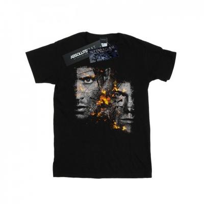 Womens/Ladies Sam And Dean Fire Cotton Boyfriend T-Shirt